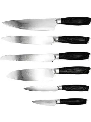 Damascus By Hâws 6 Pcs Set G10
