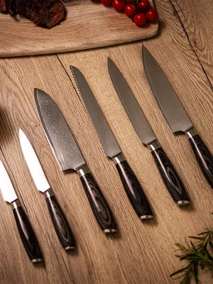 Damascus By Hâws 6 Pcs Set G10