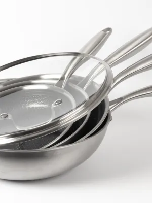 byGaard Hexa Pande 3-Pack + Wok 30 cm