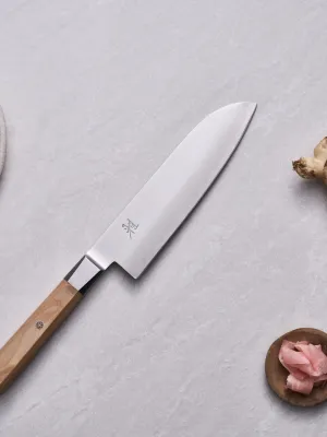 MIYABI Santokukniv 18 cm, Beige, Glatslebet - KOYA 4000FCv2 - 1026927
