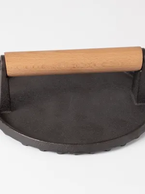byGaard by Gaard FP2669 Frying Plate 46cm x 26cm + Hamburger Smasher
