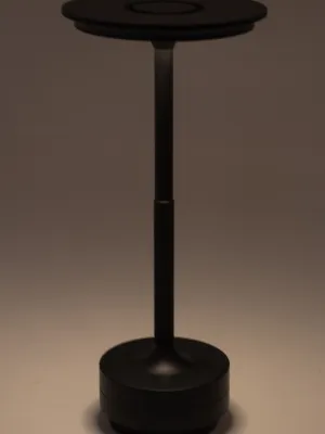 byGaard Genopladelig Lampe 28x13 cm – Sort