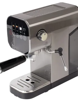 byGaard EM2605 Espresso Maskine til Nespresso kapsler + formalet kaffe, 20 bar, 1-shot warm Espresso, 2-shot warm Espresso, damp