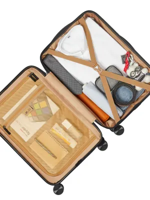 Rivacase Clark RIVACASE 8181 Sort Clark-ECO  Kabine kuffert 20"/28L  / 2