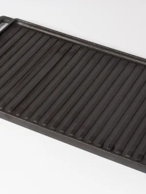 byGaard by Gaard FP2669 Frying Plate 46cm x 26cm + Hamburger Smasher
