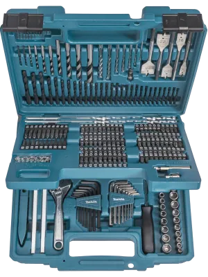 Makita E-11689 Bor/Bits Sæt – 256 Dele