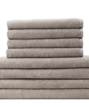Håndklæder — Taupe / Sage green