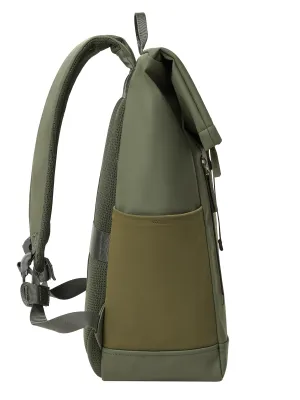 Rivacase Eden RIVACASE 7826 oliven grøn Eden-ECO 17L Roll top backpack 14" / 6
