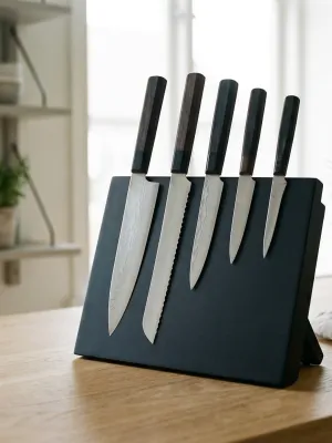 byGaard KB2602 Knife block, magnetic, gummi træ, 28*21.5*3.5cm