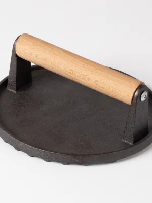 byGaard by Gaard FP2669 Frying Plate 46cm x 26cm + Hamburger Smasher