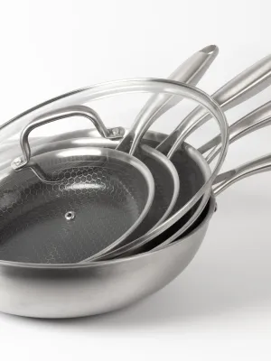 byGaard Hexa Pande 3-Pack + Wok 30 cm