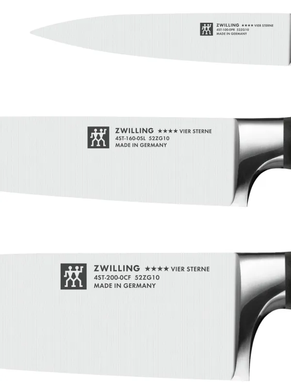 Produkt ZWILLING Knivsæt 3-dele - FOUR STAR - 1002238 Billede
