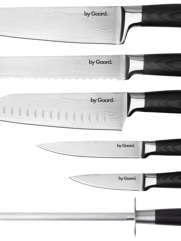 Produkt byGaard by Gaard DKS2526 Damascus Knife Set 6 Dele - FSC MIX 70% Billede