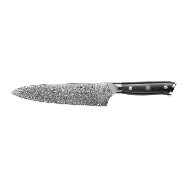 Produkt Damascus by Hâws Chef knife 32 cm G10 Billede