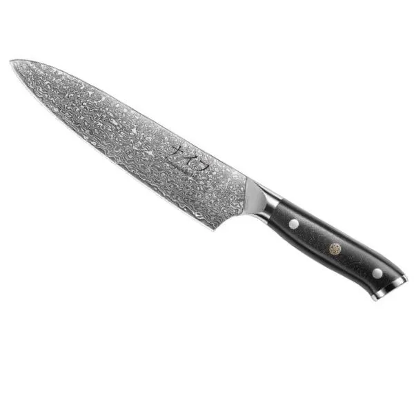 Produkt Damascus by Hâws Chef knife 32 cm G10 Billede