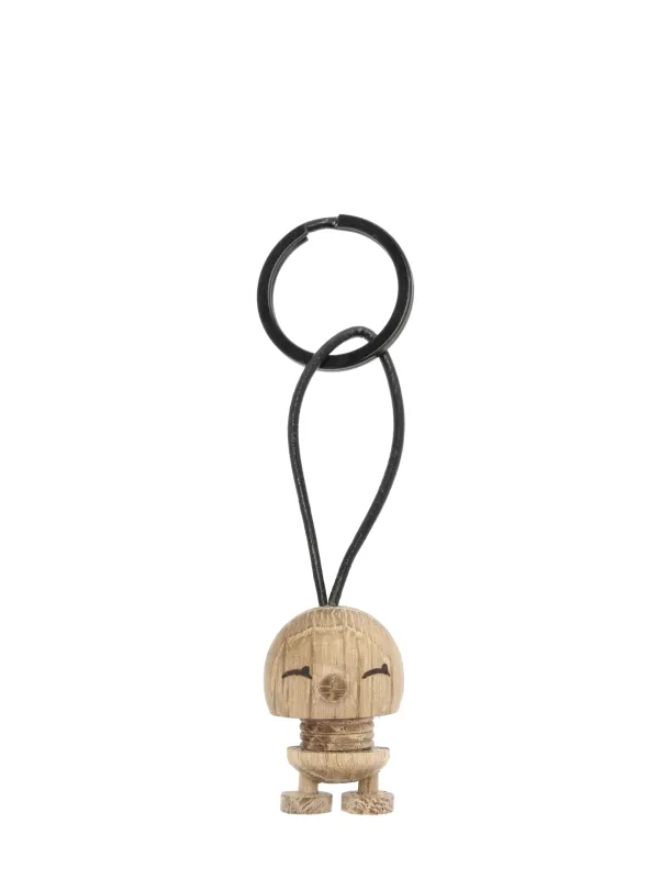 Produkt Hoptimist Nøglering i raw oak, Bimble Billede