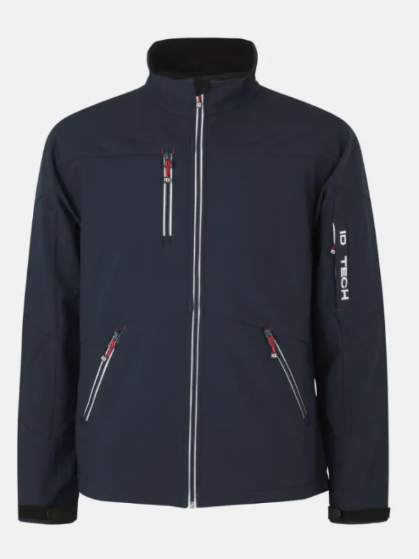 Produkt Soft Shell Jakke Kontrast Herre fra ID Identity Billede
