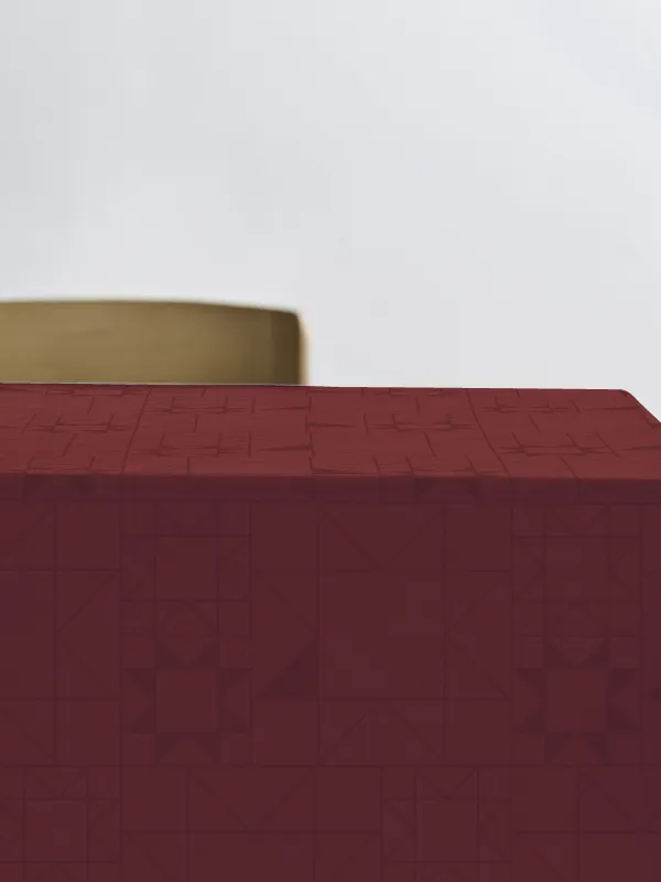 Produkt Södahl Star damaskdug 150 x 370 cm, red Billede