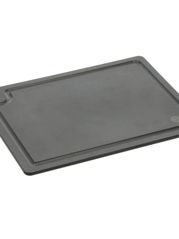 Produkt Pillivuyt Gourmet skærebræt m. silikonefødder 29,8 x 23,5 x 0,6 cm, sort Billede