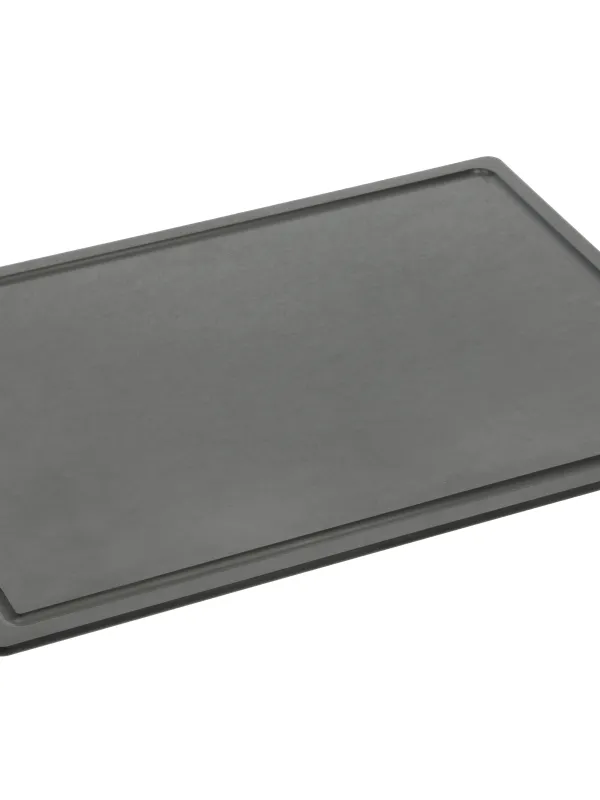 Produkt Pillivuyt Gourmet skærebræt m. silikonefødder 44 x 32,5 x 0,6 cm, sort Billede