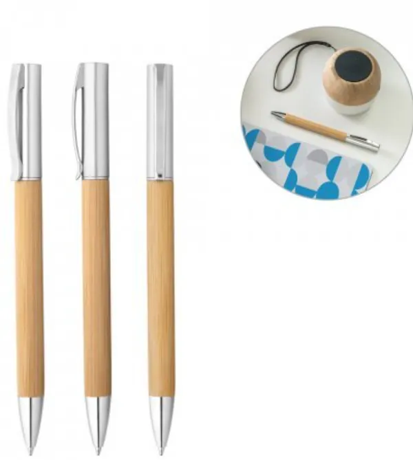 Produkt Beal kuglepen i bambus med drejemekanisme Billede
