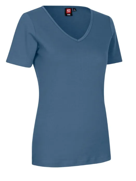 Produkt Interlock T-shirt V-hals Dame Billede
