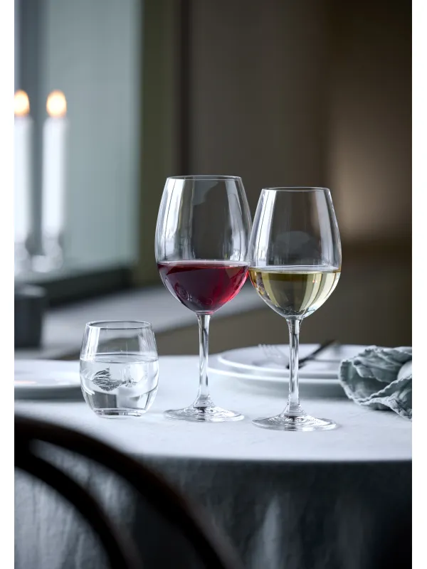 Produkt Lyngby glas New Juvel sæt 36 dele, 12 stk. rødvin 58 cl., 12 stk. hvidvin 45 cl., 12 stk. vandglas 22cl. Billede