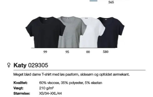 Produkt T-Shirt Katy Dame fra Clique Billede