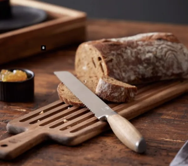Produkt Holm skærebræt med brødkniv Billede