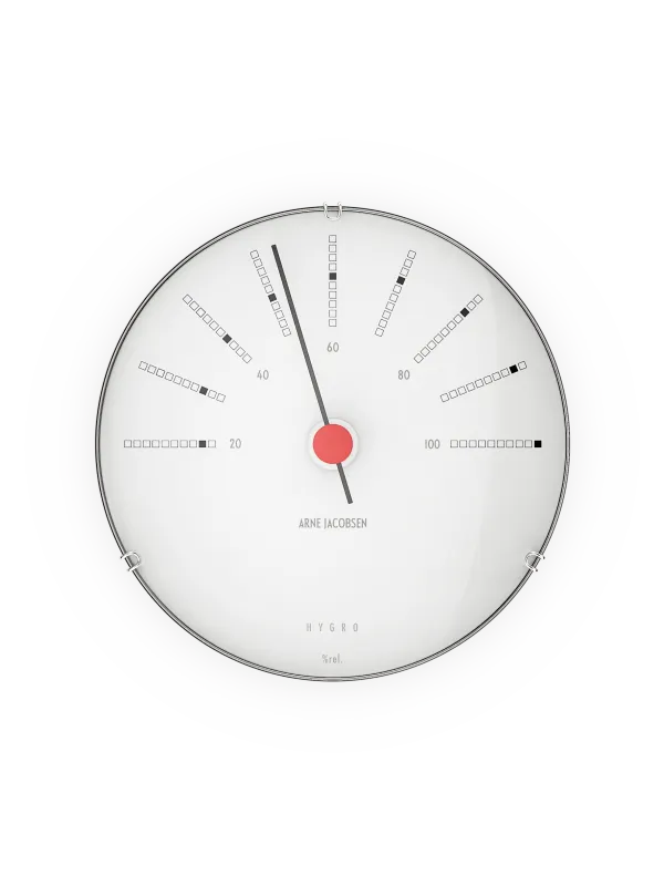 Produkt Bankers Hygrometer Ø12 cm hvid Billede