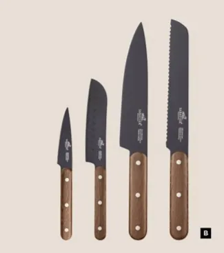 Produkt Sabatier knivsæt Phenix walnut 4 dele Billede
