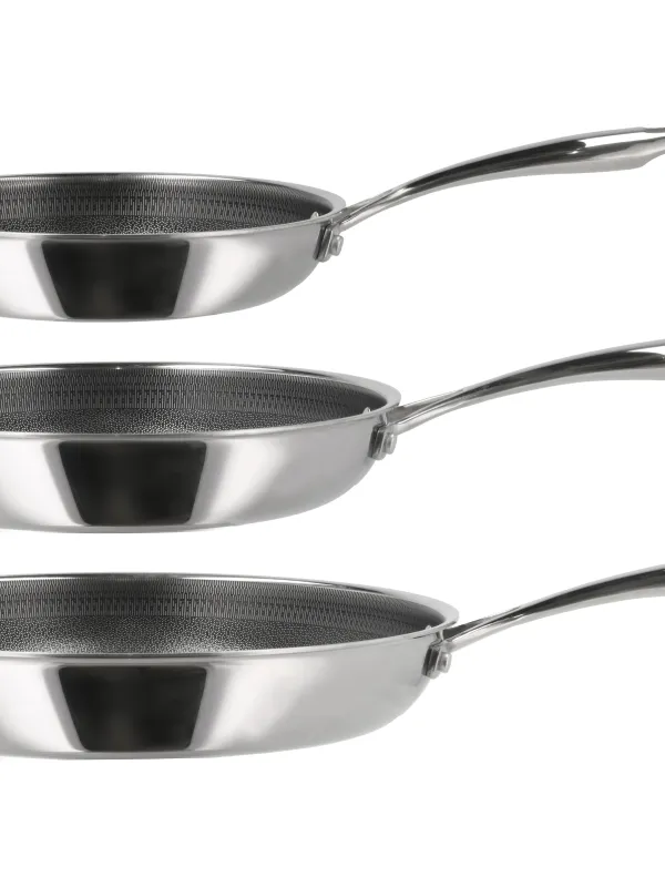 Produkt Pillivuyt Gourmet Paillon recycled stegepande 20 + 24 + 28 cm Billede