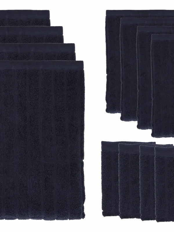 Produkt Södahl Suite One Essence håndklæder navy SAMPAK Billede