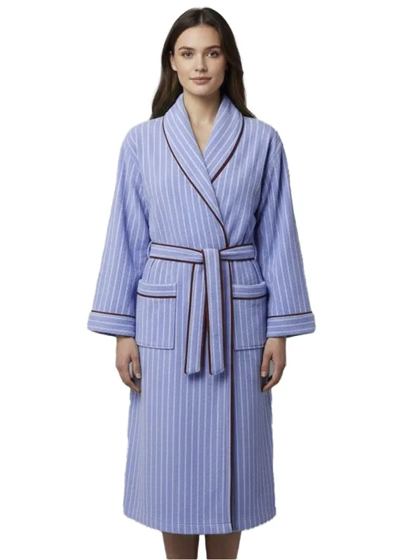 Produkt Södahl Suite One Weekend Stories badekåbe, sky blue S/M Billede