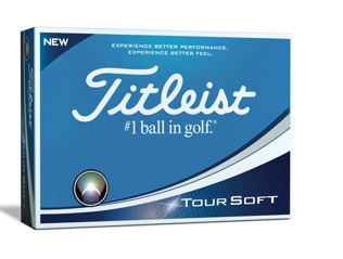 Logo golfbold Titleist Tour Soft golfbold