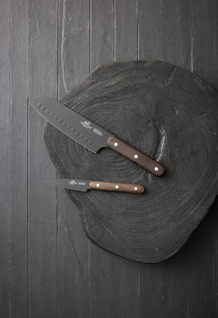 Sabatier knivsæt Phenix 2 dele, Knivsæt med knive i Lion Sabatiers verdenskendte kvalitet og med håndtag i eksklusivt wenge-træ. Superskarpe knivblade