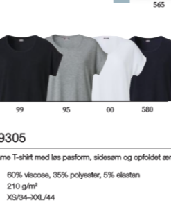 T-Shirt Katy Dame fra Clique  er flot T-shirt, 60% viscose, 35% polyester og 5% elastan. Elegant/moderne måde at udtrykke din virksomheds mærkevare værdier
