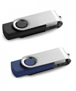USB Claudius 32 GB,  USB stick med gummi finish og metal klip. Leveres i en æske. i 10 forskellige farvekombinationer. Enhed. 56 x 19 x 10 mm